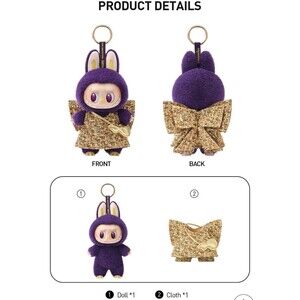 LABUBU × PRONOUNCE - WINGS OF FORTUNE Vinyl Plush Hanging Card